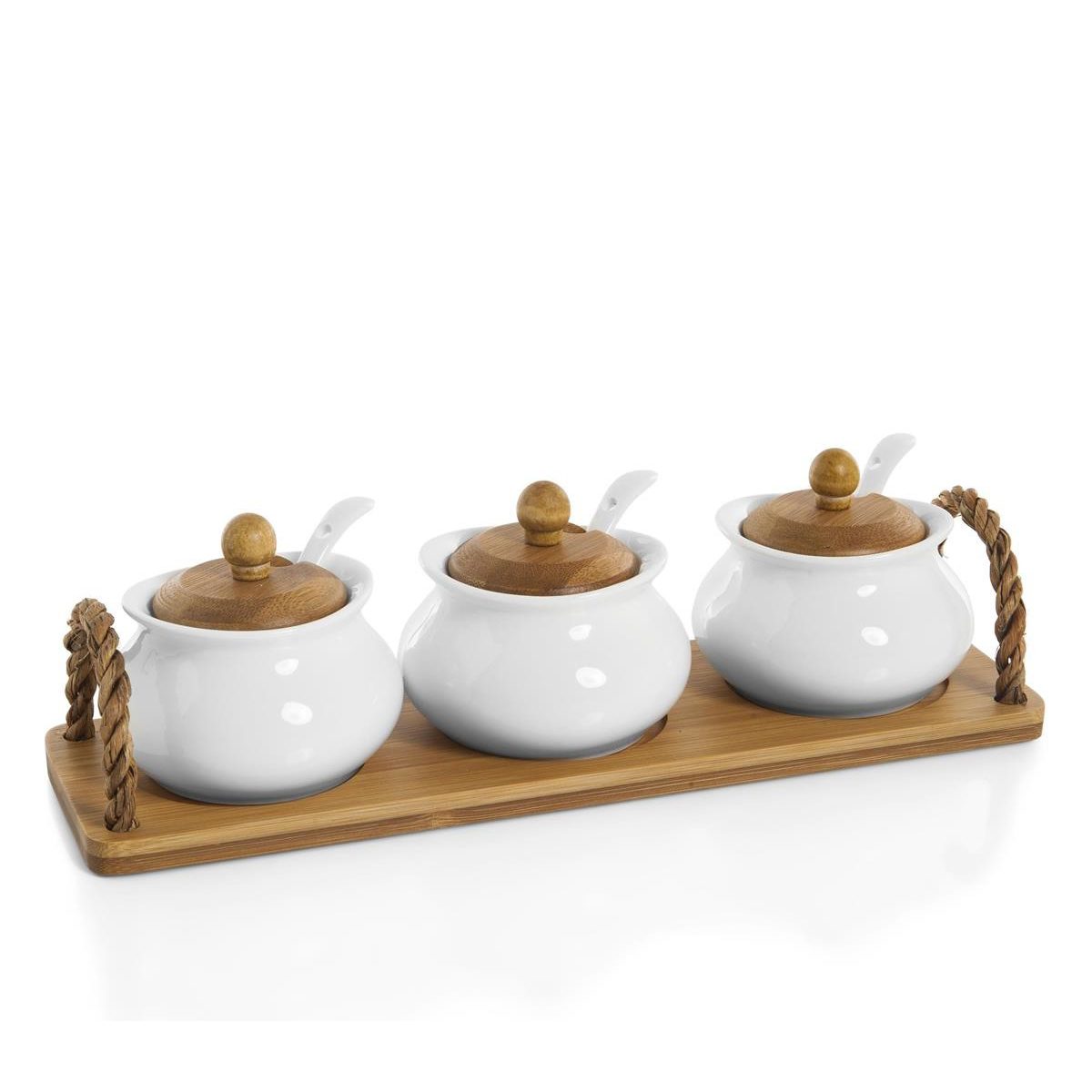 سرویس ادویه 10 پارچه بامبوم مدل داستی کد B2679